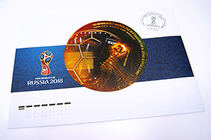 В Ростове-на-Дону вышли первые марки, посвященные ЧМ-2018 по футболу