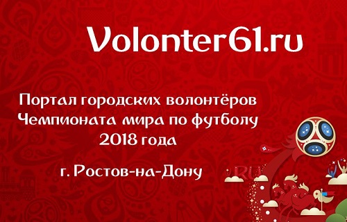 Начал работу портал городских волонтеров Чемпионата мира по футболу 2018 года