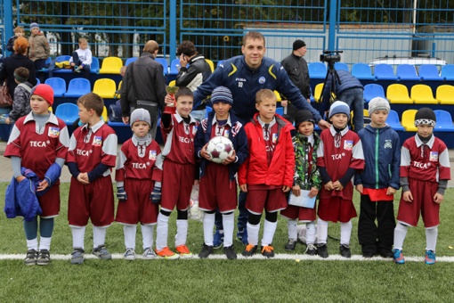 Дзюба, Плетикоса и Ананидзе провели «Урок футбола» для детей