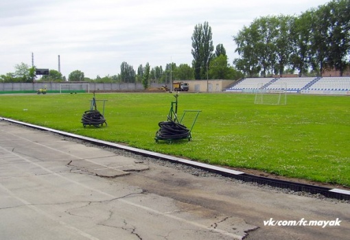 В Волгодонске  продолжается реконструкция стадиона «Труд»