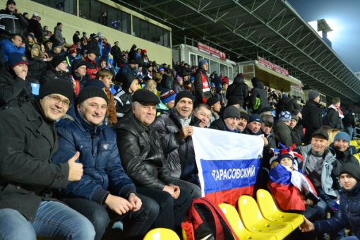 Делегация Тарасовского района посетила товарищеский матч Россия-Хорватия 
